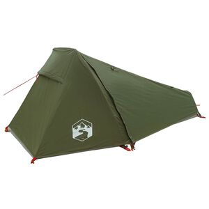 vidaXL Tuneļveida telts 215 x 100 x 90 cm Olīvu zaļ&scaron;