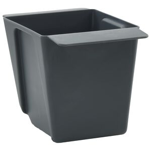 vidaXL Ziedu kastes Eiro paletēm 12 gab. Pelēka 13,5 x 9 x 9,5 cm