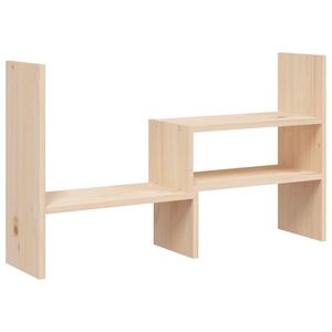 vidaXL monitora paliktnis, (39-72)x17x43 cm, priedes masīvkoks
