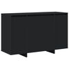 vidaXL Puse Melna 120 x 41 x 75 cm Inženierijas koks