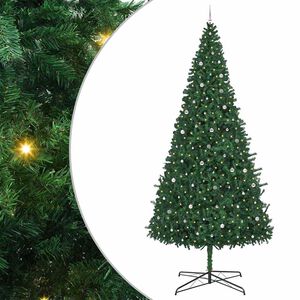 vidaXL Ziemassvētku eglīte Zaļa 400 cm PVC