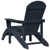 vidaXL Adirondack krēsls Tumši zils 74 x 82 x 92cm HDPE