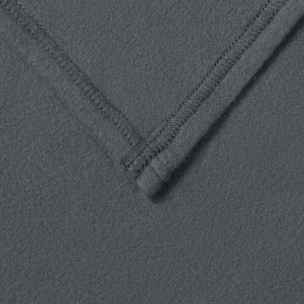 vidaXL Pleds Tum&scaron;i pelēks 210 x 140 cm Flīss