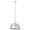 vidaXL griestu lampa, industriāls dizains, sudrabaina, 25 W, 41cm, E27