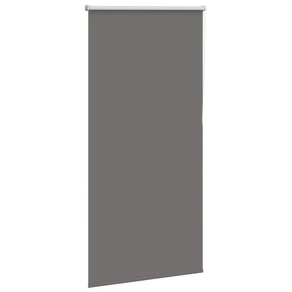 vidaXL rullo žalūzija pelēks 85x150cm auduma platums 80,7cm poliesters