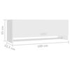 vidaXL skapis, balts, 100x32,5x35 cm, inženierijas koks