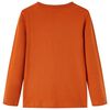 Bērnu krekls ar garām piedurknēm, gai&scaron;i oranžs, 140