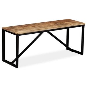 vidaXL sols, 110x35x45 cm, mango masīvkoks