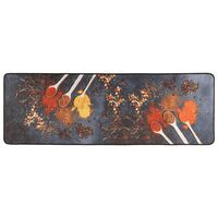 vidaXL virtuves paklājs, 60x180 cm, krāsains, mazgājams, neslīdošs