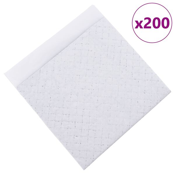 vidaXL Dzīvnieku apmācības paklājs Vienkrāsains 200 pcs 45 x 33 cm
