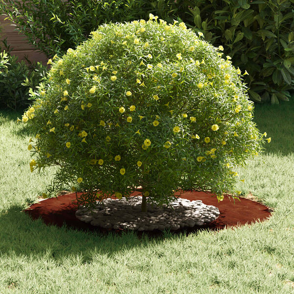 vidaXL piemērots plakana koka gredzenam Brūna &Oslash;40 / 70 cm