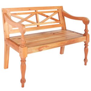 vidaXL sols, 98 cm, masīvs sarkankoks, gai&scaron;i brūns