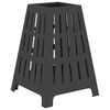 vidaXL Uguns bedre Melna 50 x 50 x 70 cm Novecināts tērauds