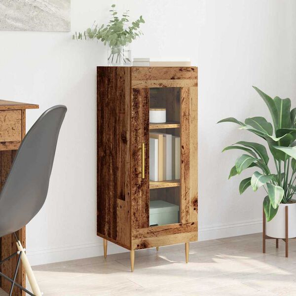 vidaXL Puse Vecs koks 34 x 34.5 x 90 cm Inženierijas koks