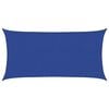 vidaXL saulessargs, 160 g/m&sup2;, taisnstūra, zils, 2,5x5 m, HDPE