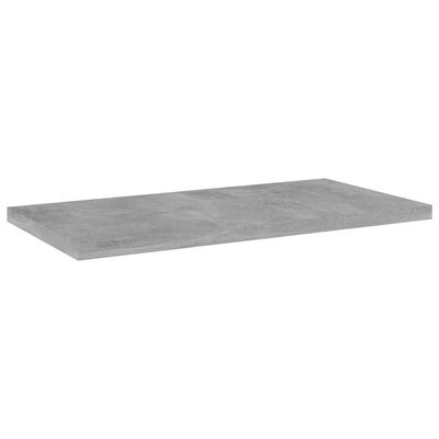 vidaXL plauktu dēļi, 4 gab., betonpelēki, 40x20x1,5 cm, skaidu plāksne