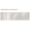 vidaXL Zāliena Apmale 30 pcs Sudraba 100 x 0,05 x 30 cm