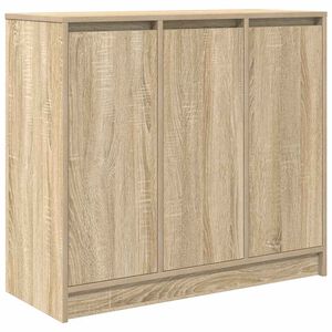 vidaXL kumode, ozolkoka krāsa, 85x34x76 cm, inženierijas koks