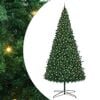 vidaXL Ziemassvētku eglīte Zaļa 400 cm PVC