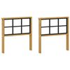 vidaXL Brokastis moduļi 2 pcs Balts 60 x 6 x 61 cm Cietā akācijas koks