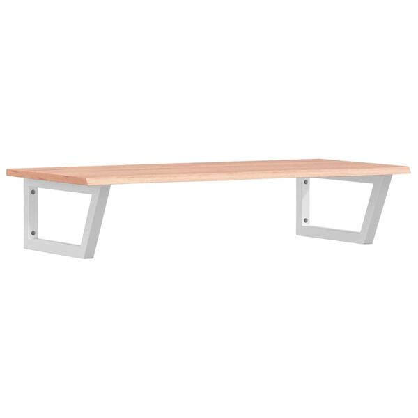 vidaXL izlietnes plaukts, stiprināms pie sienas, tērauds, ozola koks