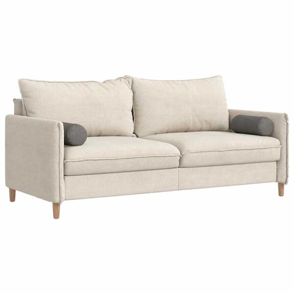 vidaXL Spilveni 2 pcs Gai&scaron;i pelēks &Oslash; 15 x 40 cm Korduroja audums