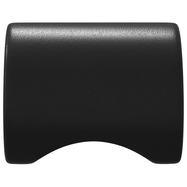 vidaXL Skapja rokturis 12 pcs Melna 18 x 23 mm Dzelzs