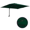 vidaXL Dārza parasols Zaļa 248,5 x 247,5 x 160 cm
