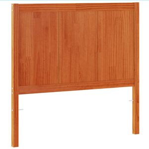 vidaXL galvgalis, vaska brūns, 100 cm, priedes masīvkoks