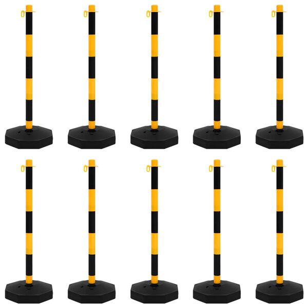 vidaXL ķēdes stabiņu komplekts, 10 m, plastmasas ķēde