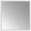 vidaXL LED vannas spogulis Caurspīdīgs 50 x 50 cm rūdīts stikls