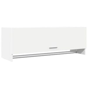 vidaXL skapis, balts, 100x32,5x35 cm, inženierijas koks