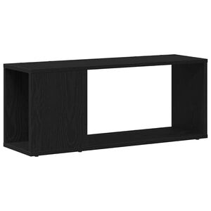 vidaXL TV skapī&scaron;u komplekts Melns ozolkoks 80 x 24 x 32 cm