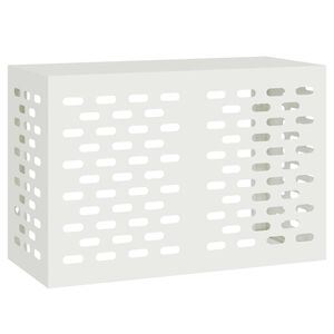 vidaXL Gaisa kondicioniera pārsegs Balts 90 x 40 x 60 cm Tērauds