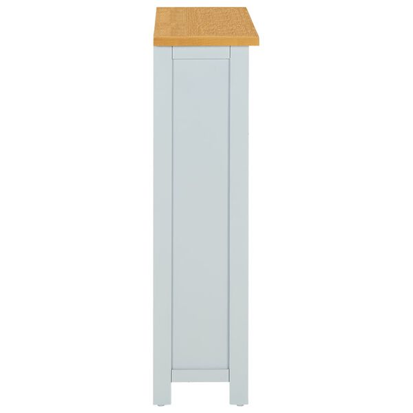 vidaXL grāmatu skapis, 3 plaukti, 72x22,5x82 cm, ozola masīvkoks