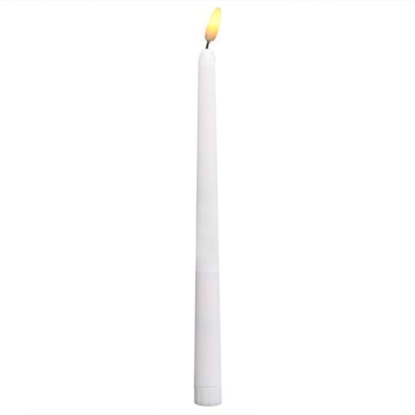 vidaXL elektriskās LED sveces, 6 gab., silti baltas