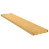 vidaXL sienas plaukts, 100x20x2,5 cm, bambuss