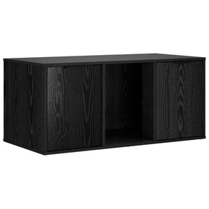 vidaXL Kaķu būris Melns ozols 100 x 49 x 45 cm Inženierijas koks