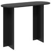 vidaXL Konsoles galds Melns ozols 100 x 39,5 x 75 cm Inženierijas koks