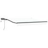 vidaXL Izvelkams jumtiņ&scaron; Balts 300 x 250 cm audums