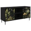 vidaXL Televizora skapī&scaron;a RHENEN 102 x 33 x 51 cm Melns ozols