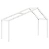 vidaXL bērnu gultas jumts, balts, 213x95,5x144,5 cm, priedes masīvkoks