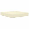 vidaXL Āra dīvāna spilvens 2 pcs Krēmkrāsa Poliesters