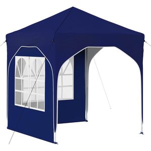 vidaXL Pop-up svinību teltis 192 x 192 x 245 cm Zila