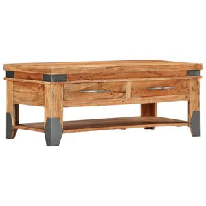 vidaXL kafijas galdiņ&scaron;, 110x52x45 cm, akācijas masīvkoks