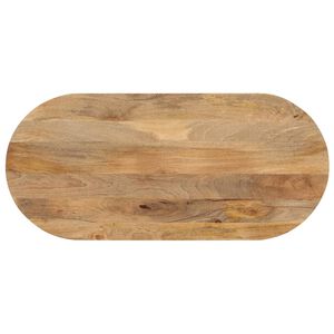 vidaXL galda virsma, 80x40x3,8 cm, ovāla, mango masīvkoks