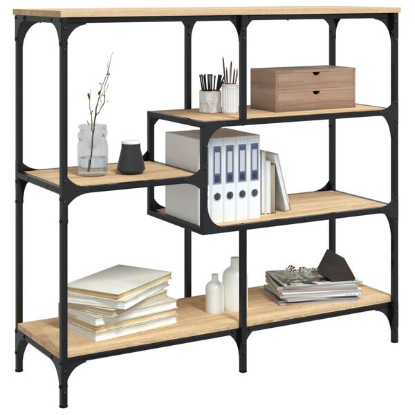 vidaXL konsoles galdiņ&scaron;, Sonomas ozolkoka, 103x32x95 cm