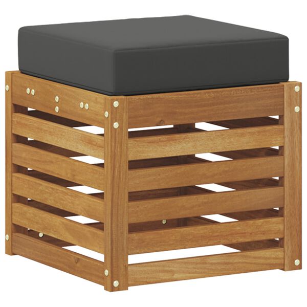 vidaXL Solu sols 2 Gabals Dabisks un antracīts Cietā akācijas koks