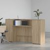 vidaXL reģistratūra, sonoma ozols, 180x50x103,5 cm, inženierijas koks
