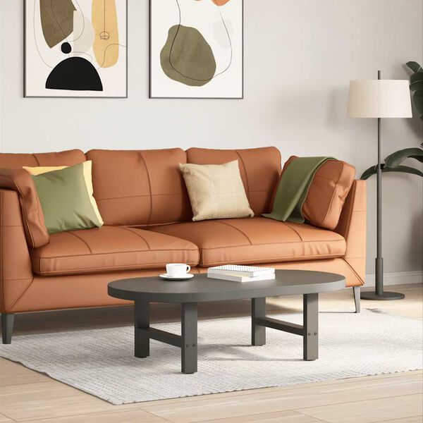 vidaXL kafijas galdiņa kājas, 2 gab., antracīta krāsas, 50x(30-31) cm, tērauds